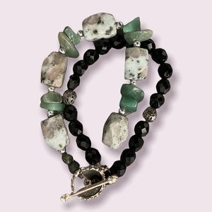 Jade &Onyx Bracelet